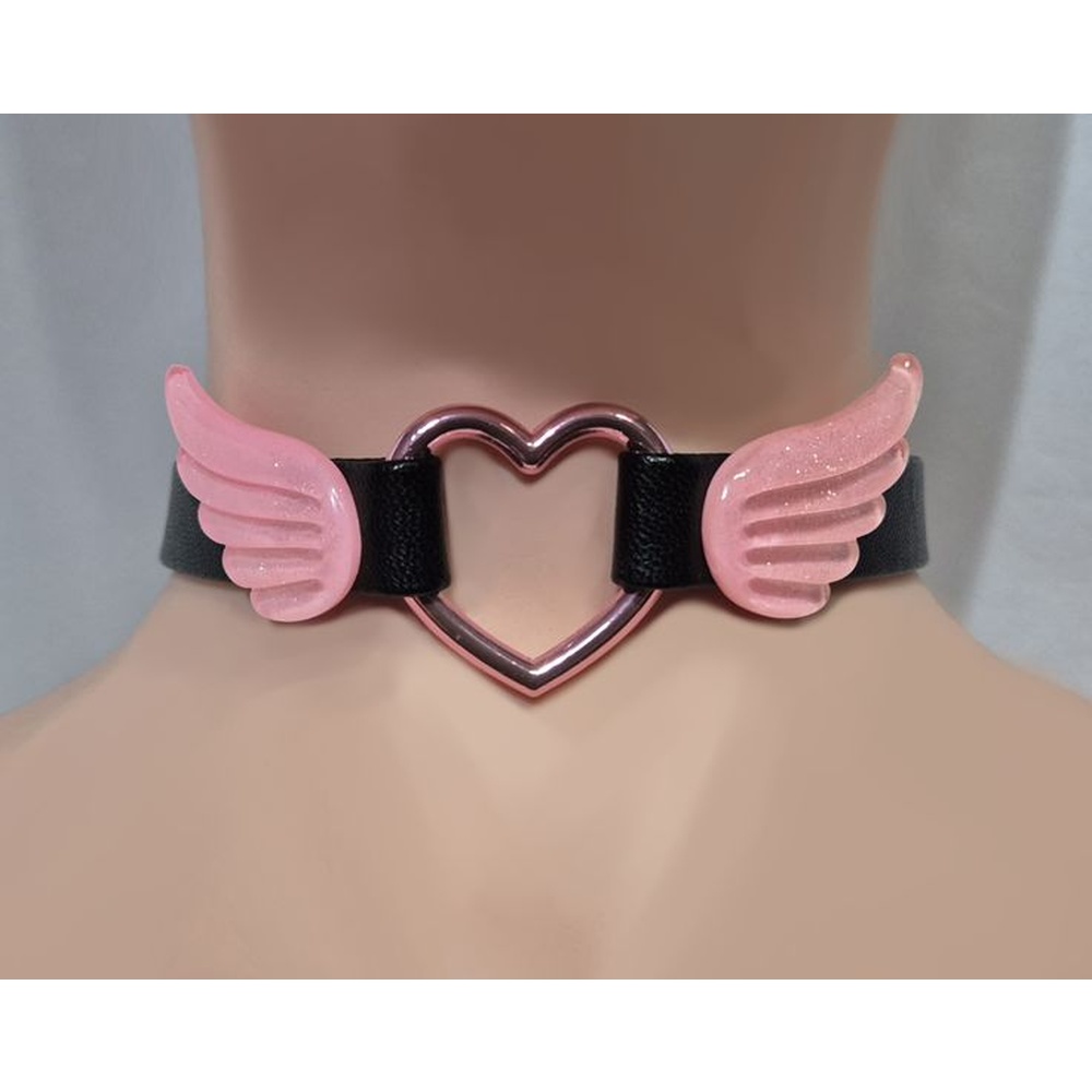NekoGirl Collars - Roseheart handmade foulard - Noir